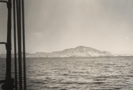 [View of Baja California from ship]