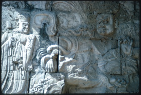 Buddhist Carving near Great Wall