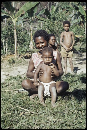 Wagi and son, Beyt, Agri and a boy in background.