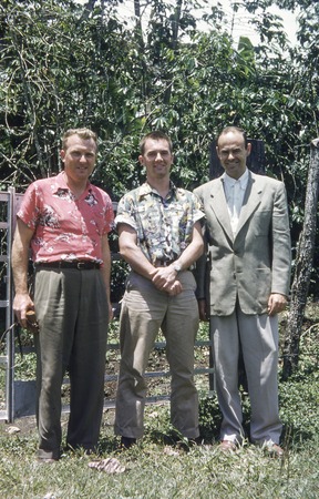 C.M. Love, G.A.Shumway Jr., J.D. Cochrane in Costa Rica