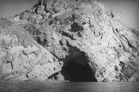 Cave in rock. Gulf of California Expedition aboard the R/V E.W. Scripps, 1939
