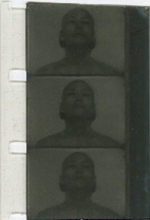 Ping: Film documentation: Filmstrip detail showing actor Maro Sekiji