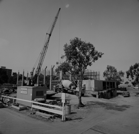 Construction on the campus of UC San Diego