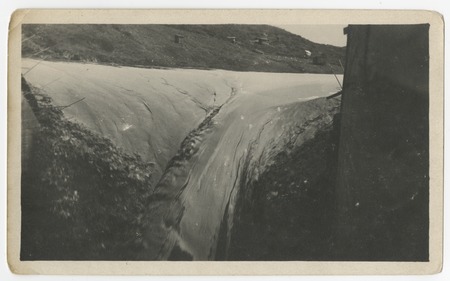 Lake Hodges Dam water drainage