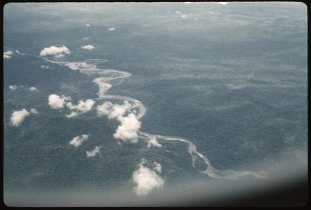Aerial view of New Guinea