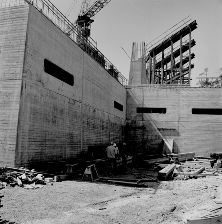 Construction of Geisel Library, UC San Diego