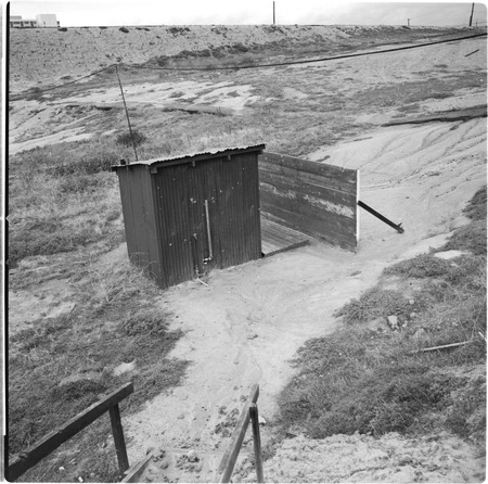 Camp Matthews, Rifle range, shed, storage
