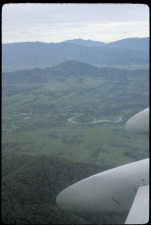 Wahgi Valley, aerial view