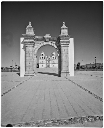 Arch of Misión La Purísima Concepción de Caborca