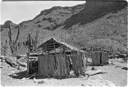 Abandoned buildings near Rancho San Gregorio