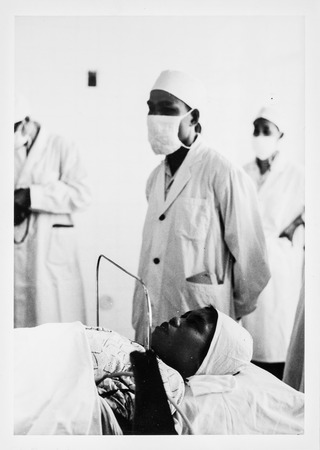 Doctor preparing for surgery