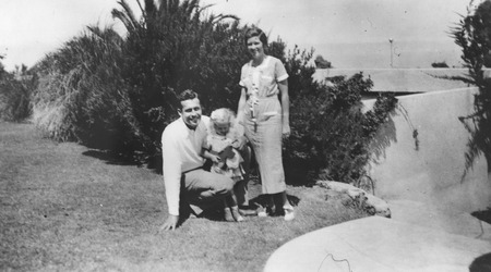 Roger Revelle, Ellen Revelle, and Anne (daughter), Scripps Institution of Oceanography