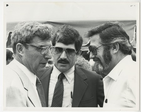 J. Robert Beyster with two associates