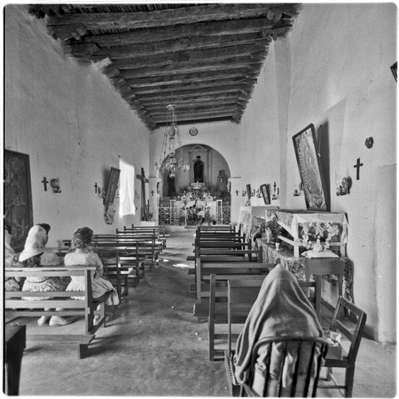 Interior of church in Onavas