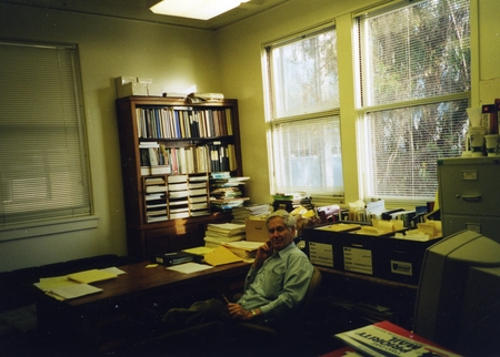 Charles D. Keeling in his lab at Scripps Institution of Oceanography