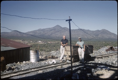 Colonel H. Greenlaw and Faustino Pérez at La Princesa Mine, El Alamo
