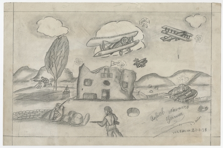 Children&#39;s Drawings, Spanish Civil War