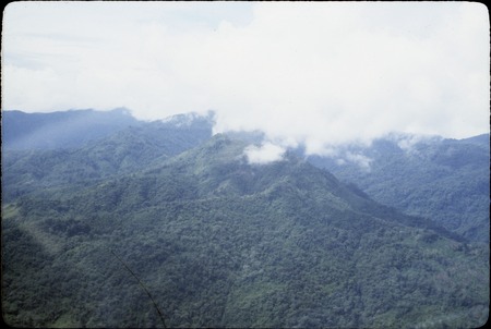 Kwiop ridge, aerial view