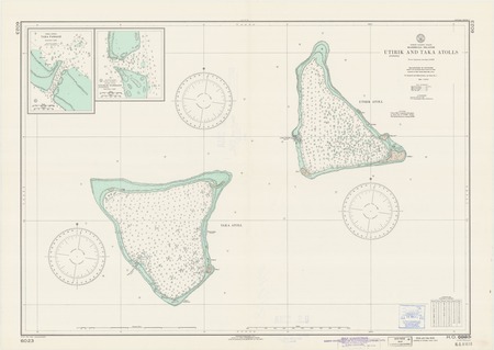 North Pacific Ocean : Marshall Islands : Utirik (Utorokku) and Taka Atolls