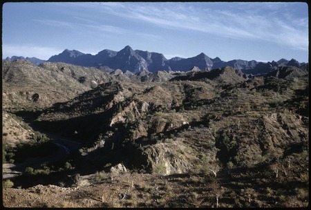 Sierra de la Giganta seen from 7.1 miles west of Loreto, on road to San Javier