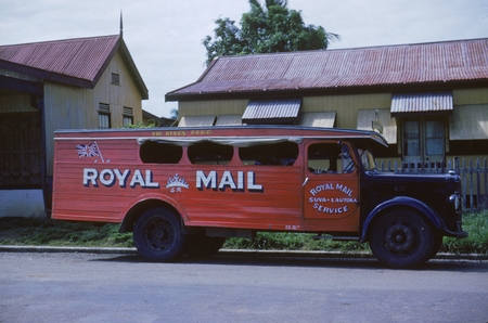 [Royal Mail truck, Suva-Lautoka Service, Fiji]