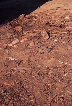 Remnants of an Iron-working site, near Sumbu Town, Kaputa District