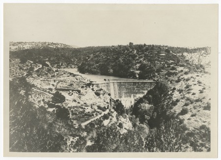 Unidentified arch dam