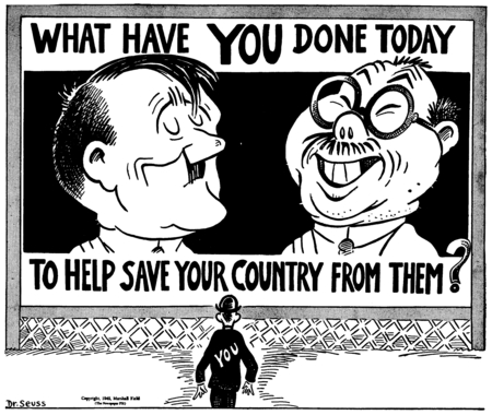 What have you done today to help save your country from them?