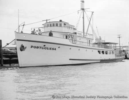 Docked tuna boat Portuguesa