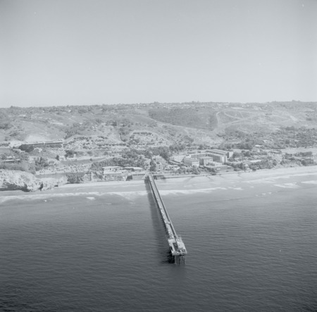 Aerial view of Scripps Institution of Oceanography (facing east)