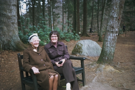 Sheina [Marshall] and Me, Falls of Dochart, Scotland