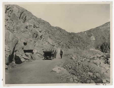 Ed Fletcher Jr. and Fred Jackson on Mountain Springs grade