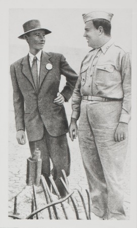 Robert Oppenheimer and General Leslie Groves