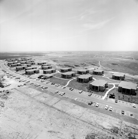 Aerial view of campus housing, UC San Diego