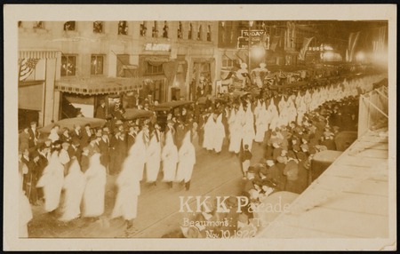 KKK Parade Beaumont Texas Nov. 10 1922 Library Digital