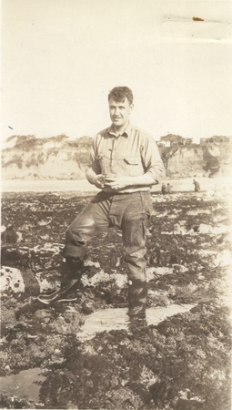 Denis L. Fox, Biology Class at Moss Beach. March 2, 1931