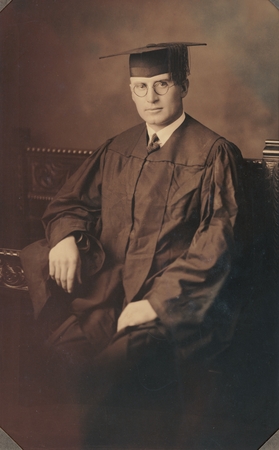 Martin W. Johnson Graduation Photograph, University of Washington