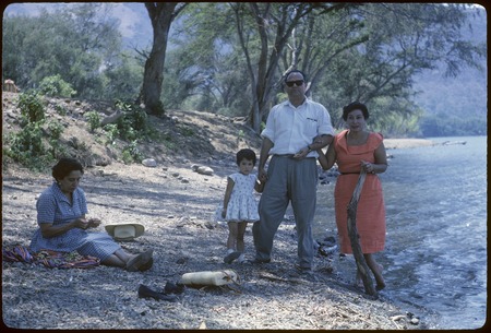 At Laguna Santa María del Oro