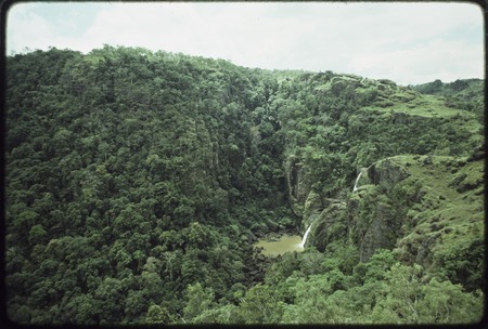 Rouna River waterfall near Port Moresby, Papua New Guinea