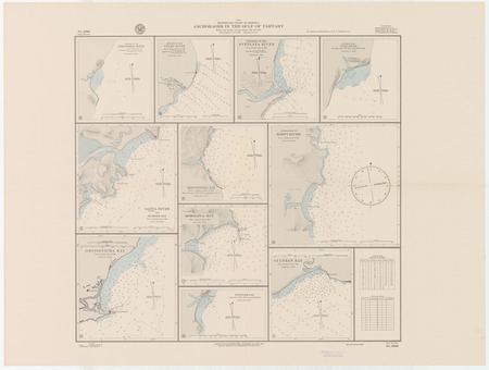 Asia : southeast coast of Siberia : anchorages in the Gulf of Tartary