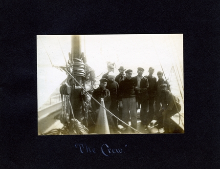 The crew - referring to crew of the Alexander Agassiz (ship). The Alexander Agassiz Expedition (1907) was the first expedi...