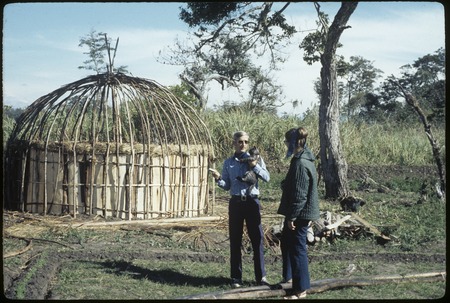 Balim Valley, Larry Naylor and Susan Pflanz-Cook, framework for a Dani house