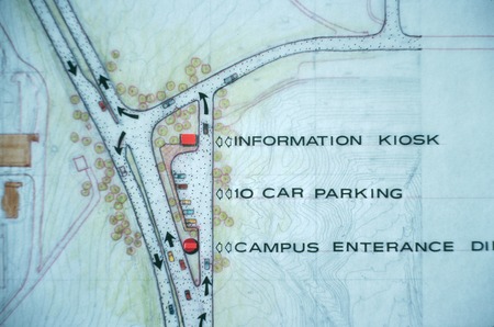 UC San Diego plan for Gilman Drive entrance and information kiosk