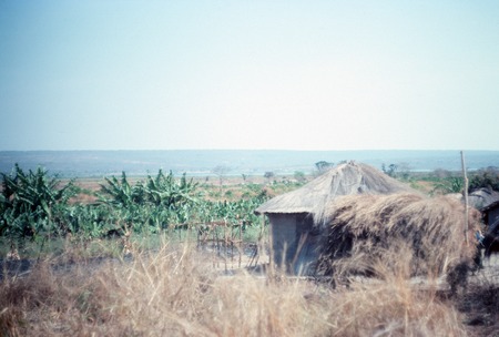 View of Lake Mweru Wantipa, in distance, from a small village near Mukupa Katandula village