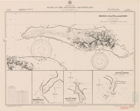 South Pacific Ocean : plans in the Louisiade Archipelago