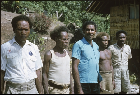 Series of photos where several former headmen are present, as pictured in Fifi&#39;i&#39;s autobiography From Pig Theft to Parliam...