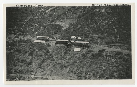 Contractor&#39;s camp for Lake Hodges Dam