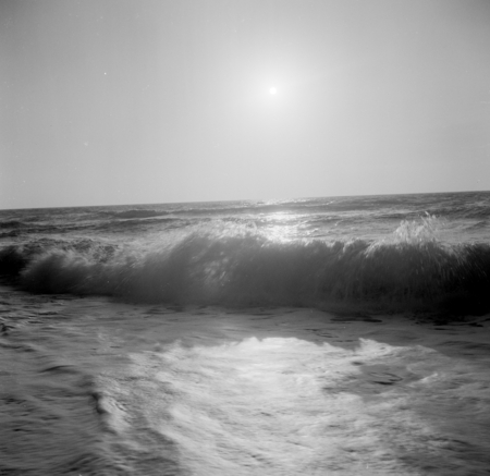 Ocean waves off Cape Hatteras, on the coast of North Carolina. Unknown date.