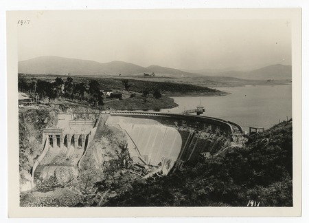 Sweetwater Dam reconstruction following 1916 flood