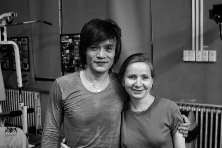Zhang Fuming and Zheng Xingyao at Wuwenguang&#39;s and Wen Hui&#39;s Beijing studio